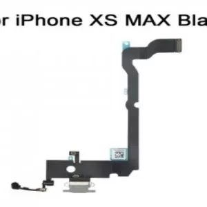 Flet sa konektorom punjenja za iPhone XS Max crna