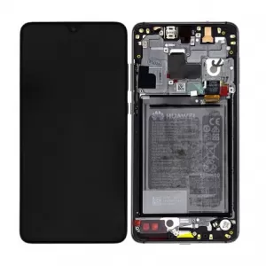 LCD + touchscreen + frame + baterija za Huawei Mate 20 black 02352ETG (service pack) FULL ORIGINAL EU