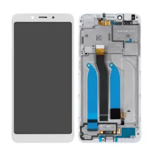 LCD + touchscreen + frame za Xiaomi Redmi 6/6A white (service pack) FULL ORIGINAL EU