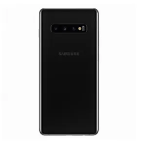 Poklopac baterije + staklo kamere za Samsung G975 Galaxy S10 Plus prizma crni (prism black) (vidljivi tragovi kori??!enja) FULL ORG EU - SH