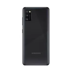 Poklopac baterije + staklo kamere za Samsung A415 Galaxy A41 crni I klasa FULL ORG EU SH