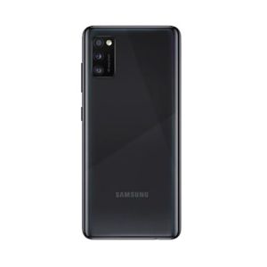 Poklopac baterije + staklo kamere za Samsung A415 Galaxy A41 crni (vidljivi tragovi kori??enja)) FULL ORG EU SH