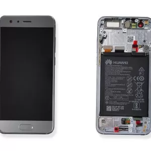 LCD + touchscreen + frame + baterija + zvucnik za Huawei Honor 6A grey (service pack) FULL ORIGINAL EU