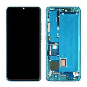 LCD + touchscreen + frame za Xiaomi Mi Note 10/Note 10 Pro/CC9 Pro green (service pack) FULL ORIGINAL EU