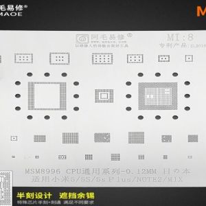 BGA sito za Xiaomi Note 2/5S/5S Plus MI:8 T:0.12mm