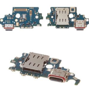 Plocica sa konektorom punjenja i sim citacem za Samsung G991 Galaxy S21 FULL ORG EU SH