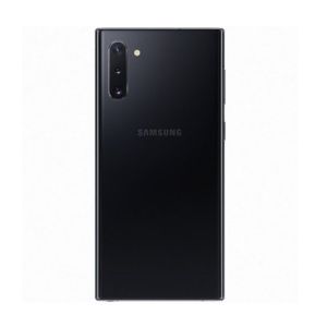 Poklopac baterije + staklo kamere za Samsung N970 Galaxy Note 10 crni (aura black) I KLASA FULL ORG EU - SH