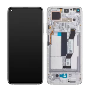 LCD + touchscreen + frame za Xiaomi Mi 10T/10T Pro/Redmi K30S silver (service pack) FULL ORIGINAL EU