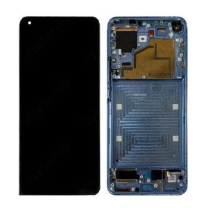 LCD + touchscreen + frame za Xiaomi Mi 11 blue (service pack) FULL ORIGINAL EU