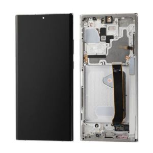 LCD + touchscreen + frame za Samsung N985/N986 Galaxy Note 20 Ultra beli GH82-31461C FULL ORIGINAL EU