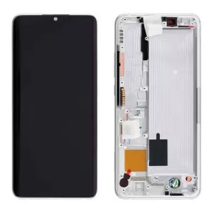 LCD + touchscreen + frame za Xiaomi Mi Note 10 Lite white (service pack) FULL ORIGINAL EU