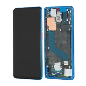 LCD + touchscreen + frame za Xiaomi Mi 9T / Mi 9T Pro / Redmi K20 / Redmi K20 Pro plavi FULL ORG EU