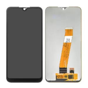 LCD + touchscreen za Samsung A015 Galaxy A01 crni (uzi konektor) ORIGINAL