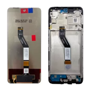 LCD + touchscreen + frame za Xiaomi Poco M4 Pro 5G black (service pack) FULL ORIGINAL EU