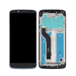 LCD + touchscreen + frame za Motorola Moto E5 Plus crni FULL ORG EU SH