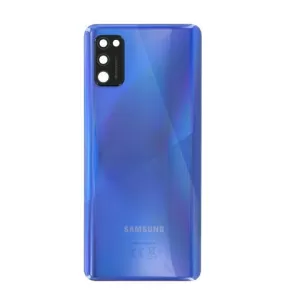 Poklopac baterije (bez stakla kamere) za Samsung A415 Galaxy A41 plavi (vidljivi tragovi koriscenja) FULL ORG EU SH