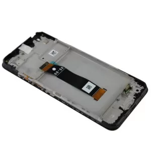 LCD + touchscreen + frame za Xiaomi Poco M5 5G / M4 5G 2022 crni (service pack) FULL ORIGINAL EU