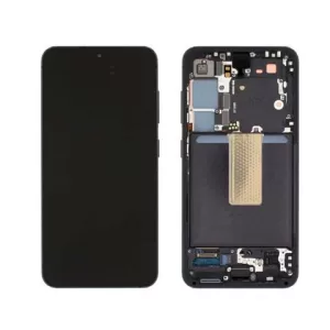 LCD + touchscreen + frame za Samsung GH82-30480A S911 Galaxy S23 black (service pack) FULL ORIGINAL EU