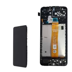 LCD + touchscreen + frame za Samsung A047 Galaxy A04s crni (service pack) GH82-29806A FULL ORIGINAL EU
