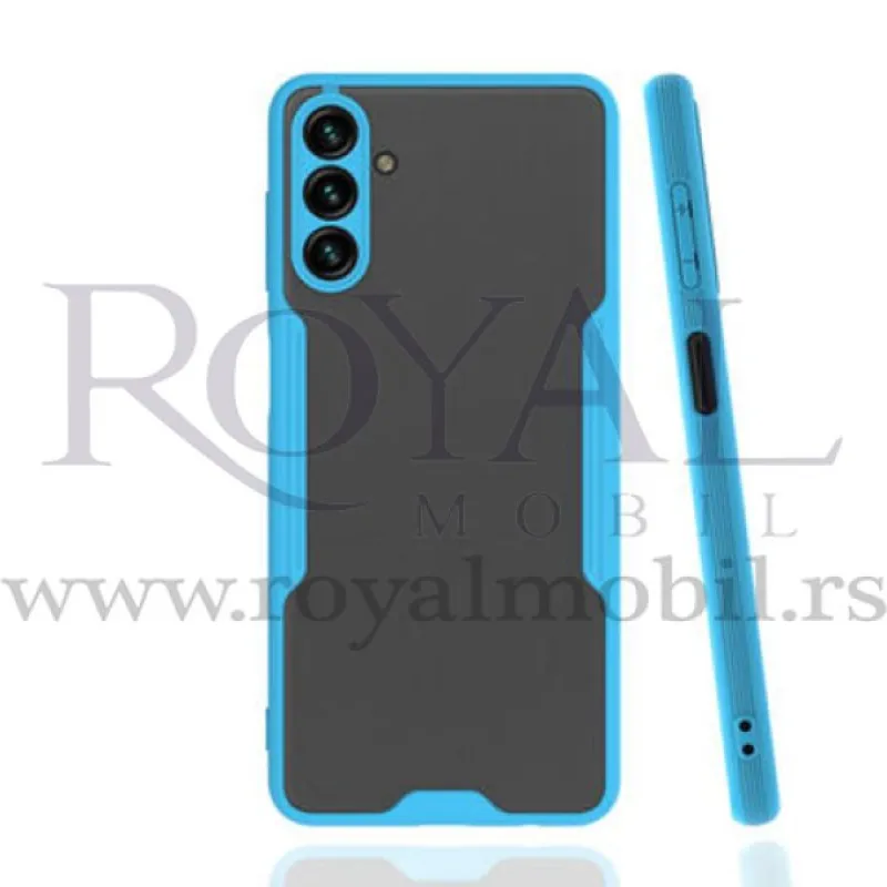 Futrola PVC MATTE sa obodom za Samsung A217 Galaxy A21S plava