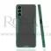 Futrola PVC MATTE sa obodom za Samsung A125 Galaxy A12 maslinasto zelena