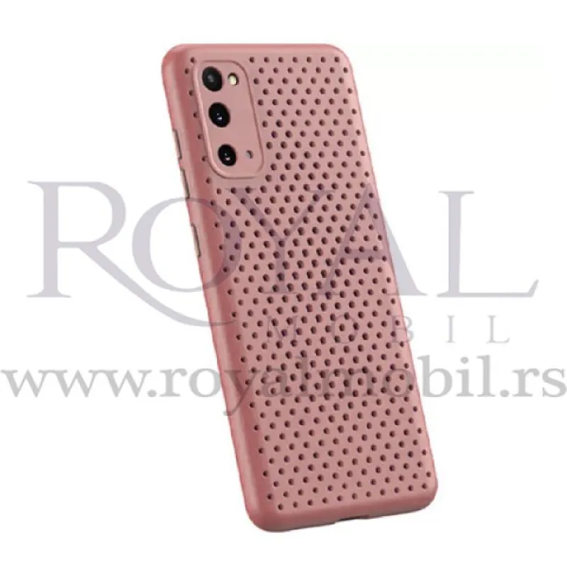 Silikonska futrola SOFT ANTI SLIP za iPhone 12 Pro Max (6.7) roze