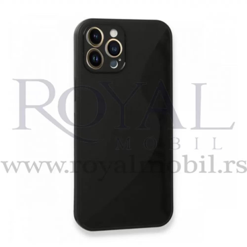 Silikonska futrola S CASE za iPhone 12 Pro (6.1) crna