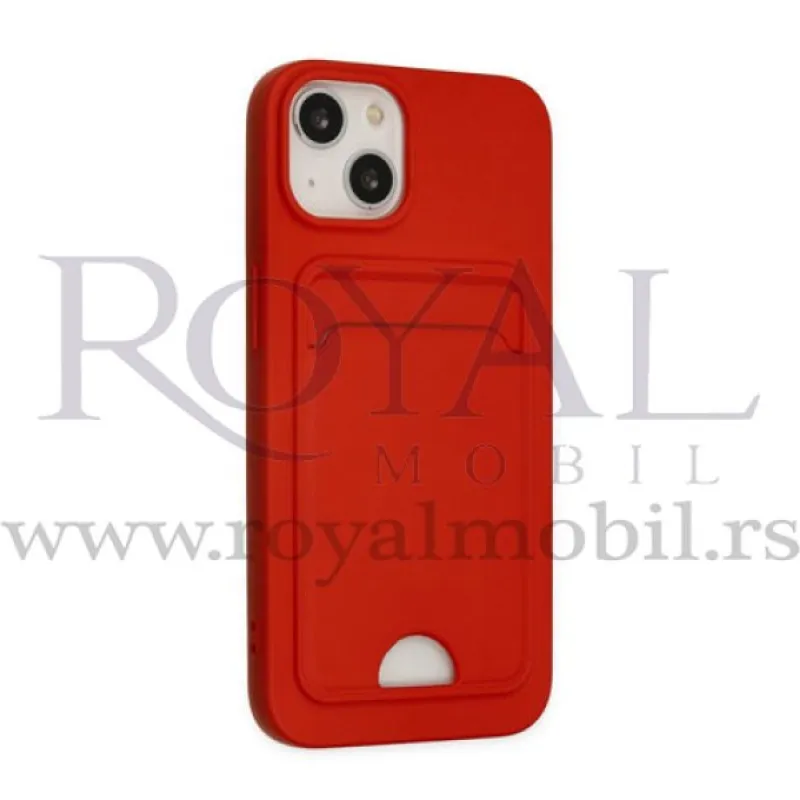 Futrola SOFT sa dzepicem za Xiaomi Mi 11 Lite crvena