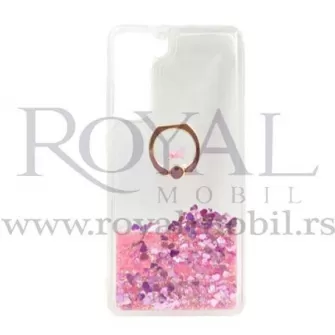 Futrola WATER SHINE sa prstenom za Samsung A022 Galaxy A02 roze