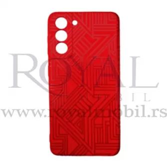 Futrola Soft Print GEOMETRIK No4 za Samsung A225 Galaxy A22 crvena