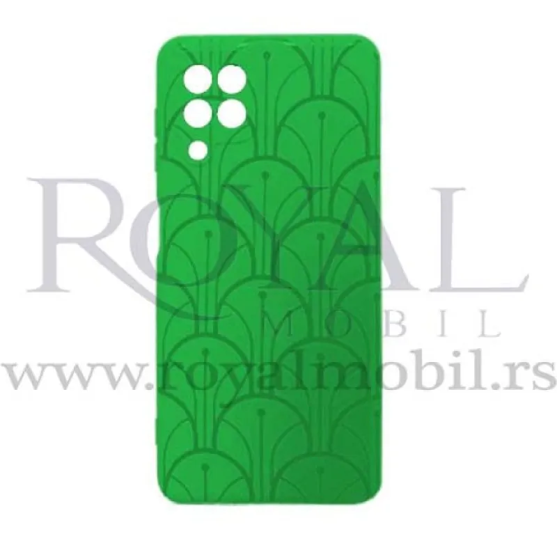 Futrola Soft Print GEOMETRIK No10 za Samsung G996 Galaxy S21 Plus / S30 Plus zelena