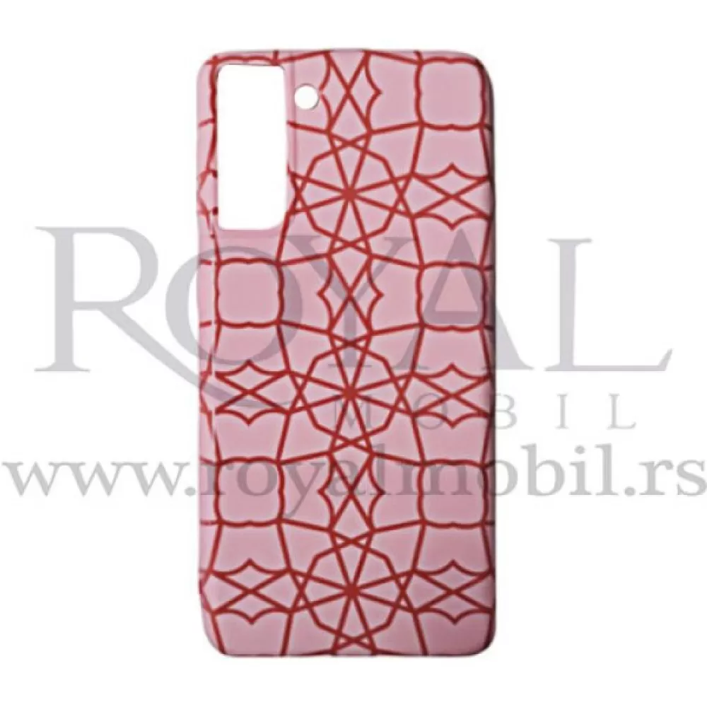 Futrola Soft Print GEOMETRIK No11 za Samsung G996 Galaxy S21 Plus / S30 Plus roze