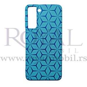 Futrola Soft Print GEOMETRIK No2 za Samsung G996 Galaxy S21 Plus / S30 Plus plava