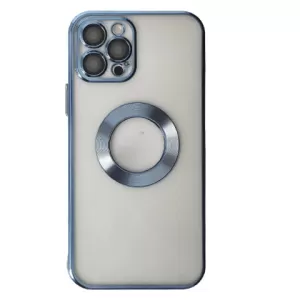 Futrola CIRCLE METALIK za iPhone 14 Pro Max (6.7) svetlo plava