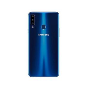 Poklopac baterije + staklo kamere za Samsung A207 Galaxy A20s plavi (vidljivi tragovi koriscenja) FULL ORG EU SH