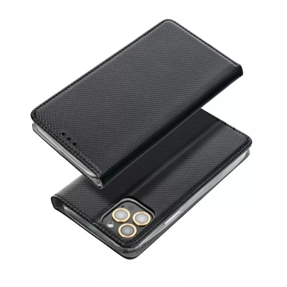 Futrola flip SMART CASE BOOK za iPhone 12/ 12 Pro (6.1) crna