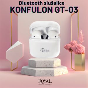 Bluetooth slusalice KONFULON GT-03 bela