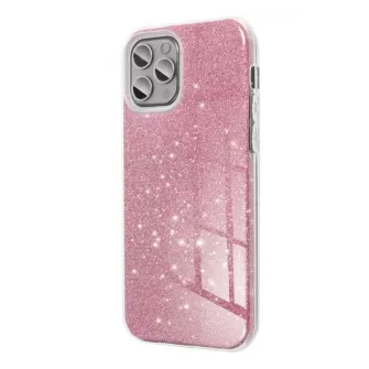 Futrola PVC SHINE 3in1 (shining case) za iPhone 14 (6.1) roze