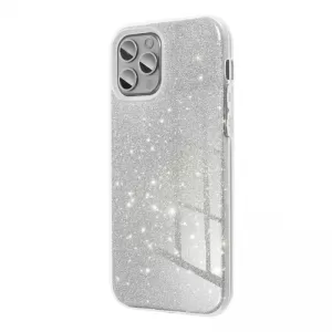 Futrola PVC SHINE 3in1 (shining case) za iPhone 14 (6.1) srebrna