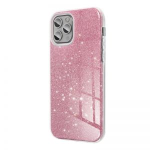 Futrola PVC SHINE 3in1 (shining case) za iPhone 14 Pro Max (6.7) roze