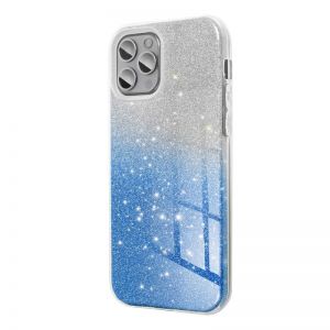 Futrola PVC SHINE 3in1 (shining case) za Samsung A135 Galaxy A13 4G srebrno plava