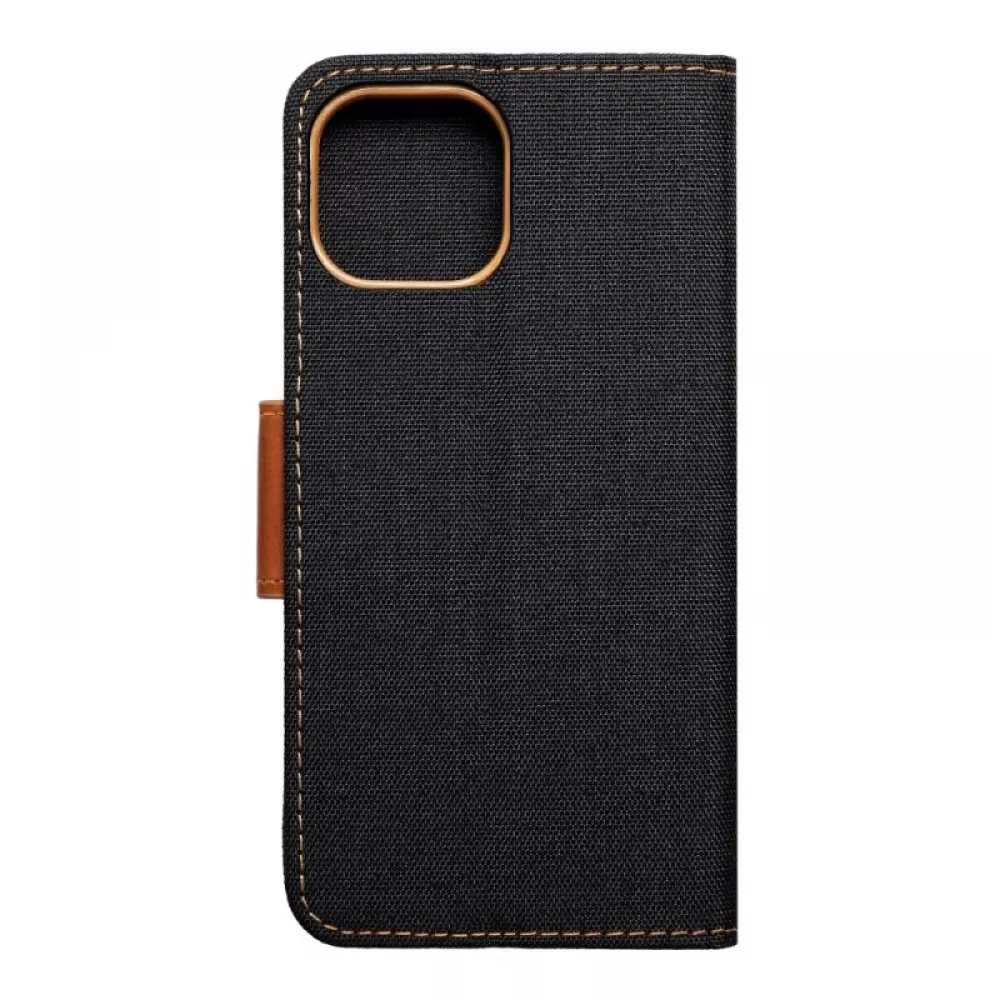 Futrola flip BI FOLD MERCURY Canvas (canvas book) za Xiaomi Redmi Note 12 Pro Plus 5G crna