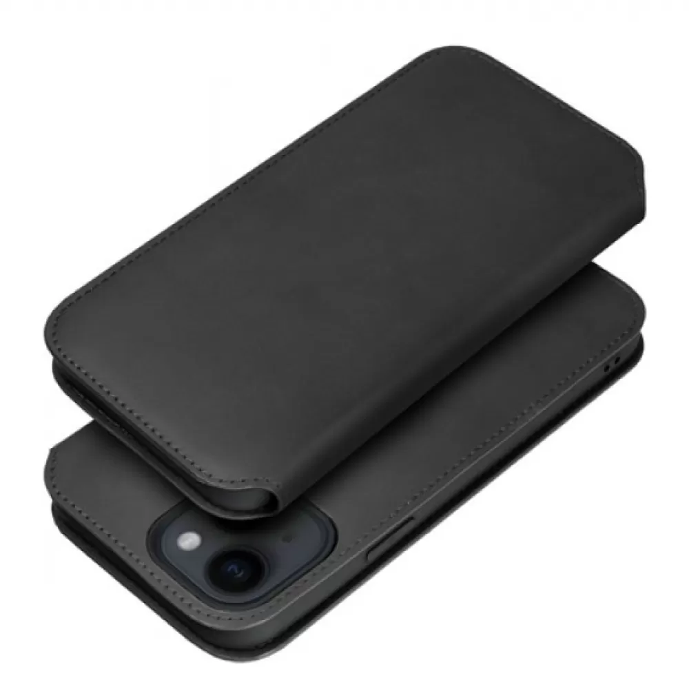 Futrola flip DUAL POCKET BOOK za iPhone 14 (6.1) crna