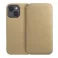 Futrola flip DUAL POCKET BOOK za iPhone 14 (6.1) zlatna