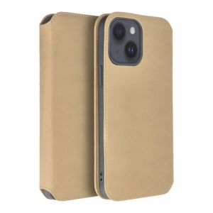 Futrola flip DUAL POCKET BOOK za iPhone 14 Pro (6.1) zlatna