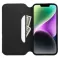 Futrola flip DUAL POCKET BOOK za iPhone 14 Pro Max (6.7) crna 