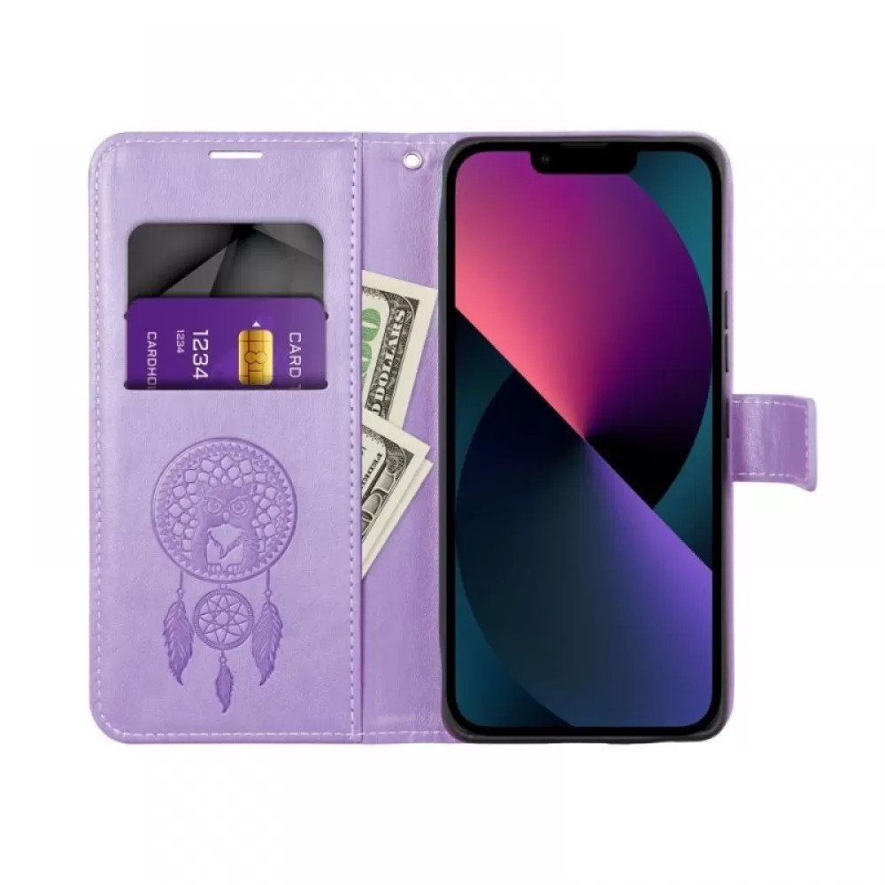 Futrola flip MEZZO BOOK za Xiaomi Redmi Note 12 Pro Plus 5G dreamcatcher ljubicasta