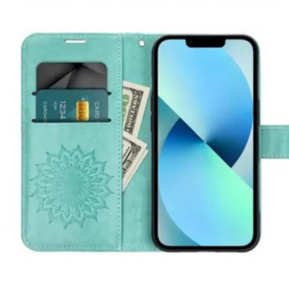 Futrola flip MEZZO BOOK za Xiaomi Redmi Note 12 Pro Plus 5G mandala zelena