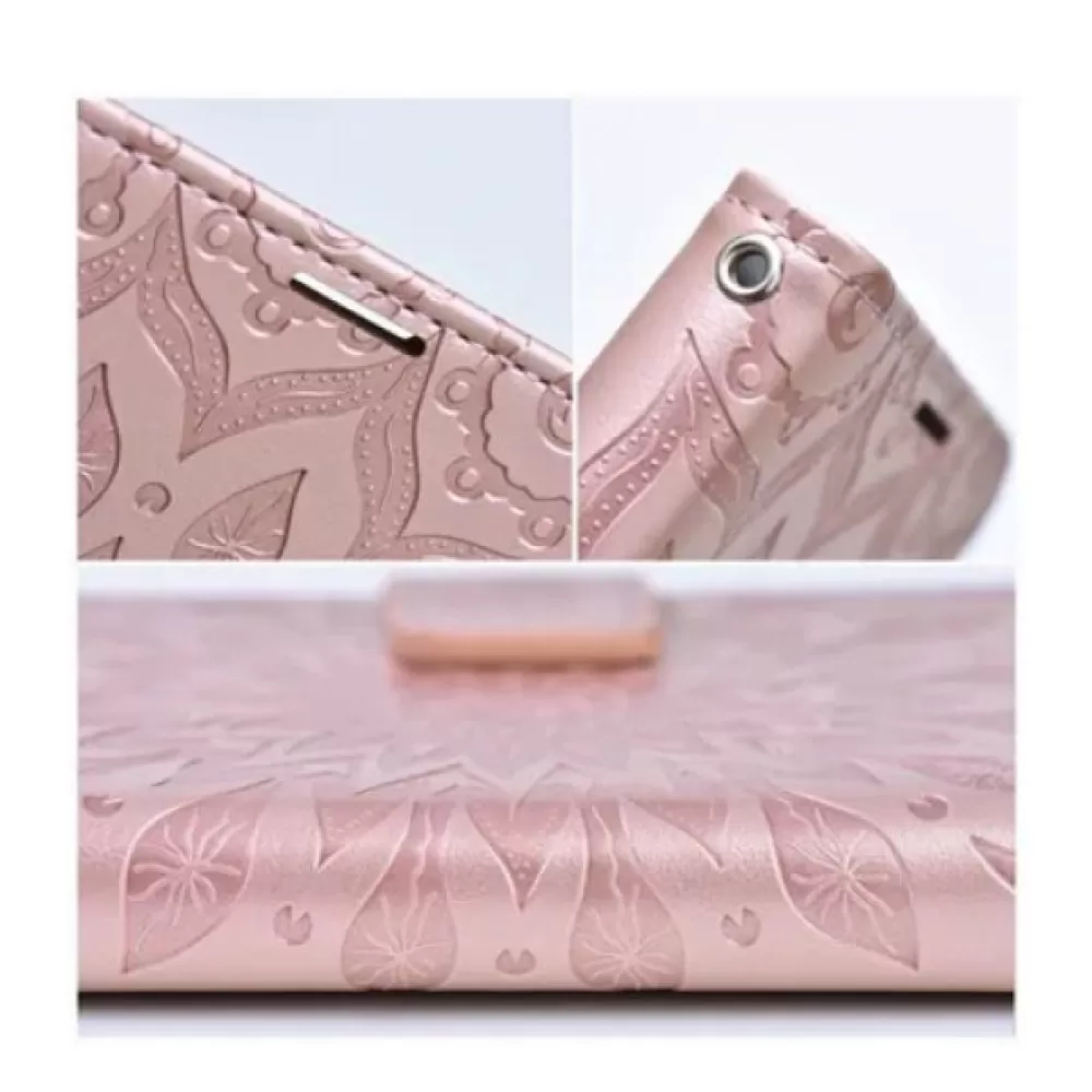 Futrola flip MEZZO BOOK za Samsung S901 Galaxy S22 mandala roze gold