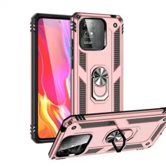 Futrola ARMOUR SA PRSTENOM za Samsung A145 Galaxy A14 4G roze